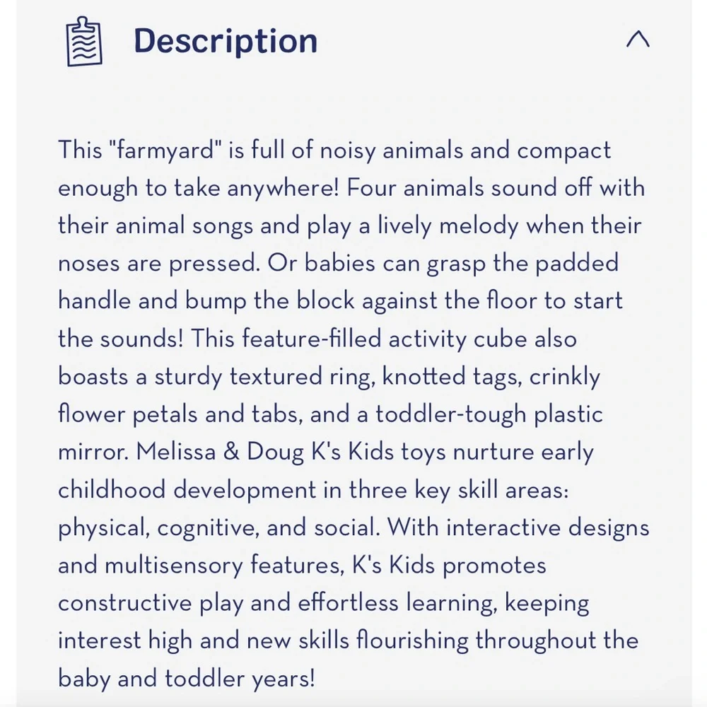 MELISSA & DOUG Musical Farmyard Toy, 6mo +